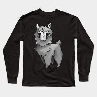 Cute Doomed Alpaca Long Sleeve T-Shirt